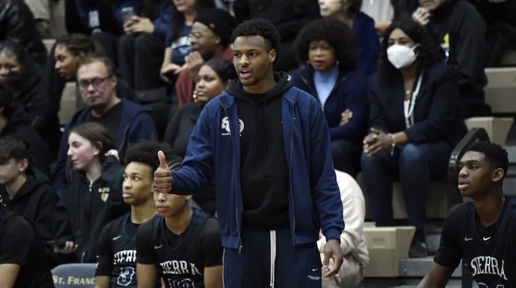 Isaiah Collier is recruiting Bronny James