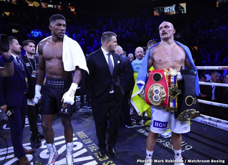 Usyk Vs. Joshua III? “I Have No Right To Deny Anthony A Third Fight”