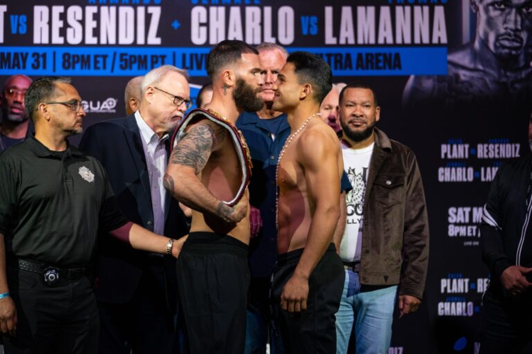 Prime Video Official Weights: Plant Vs. Resendiz And Charlo Vs. LaManna