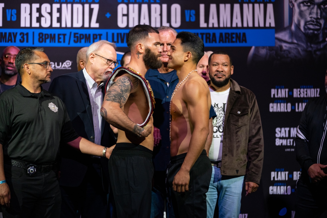 Prime Video Official Weights: Plant Vs. Resendiz And Charlo Vs. LaManna