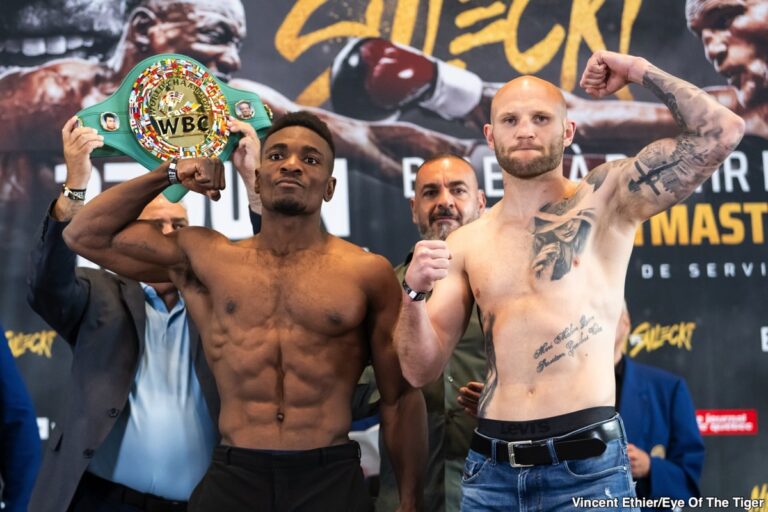 ESPN+ Official Weights From Quebec: Mbilli Vs. Sulecki