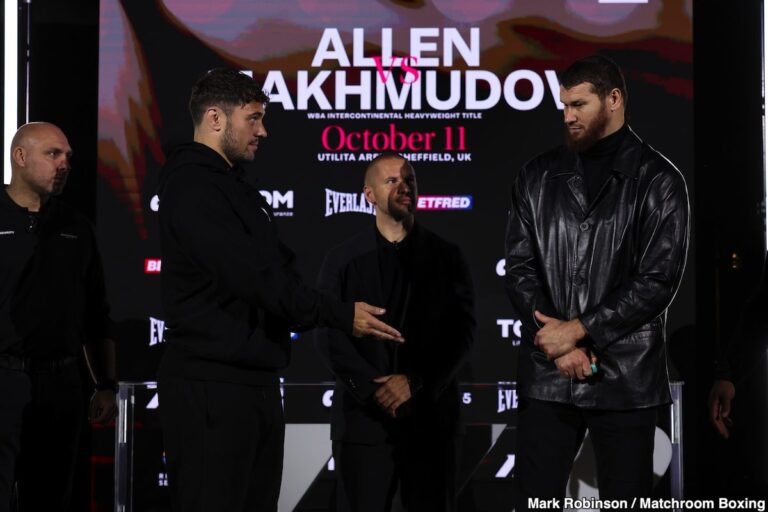 Makhmudov Eyes Anthony Joshua Fight After Allen Win